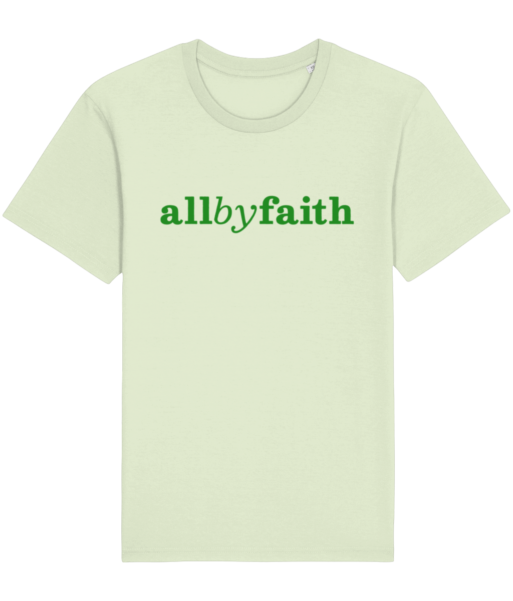 "All By Faith" logo t-shirt forest-green